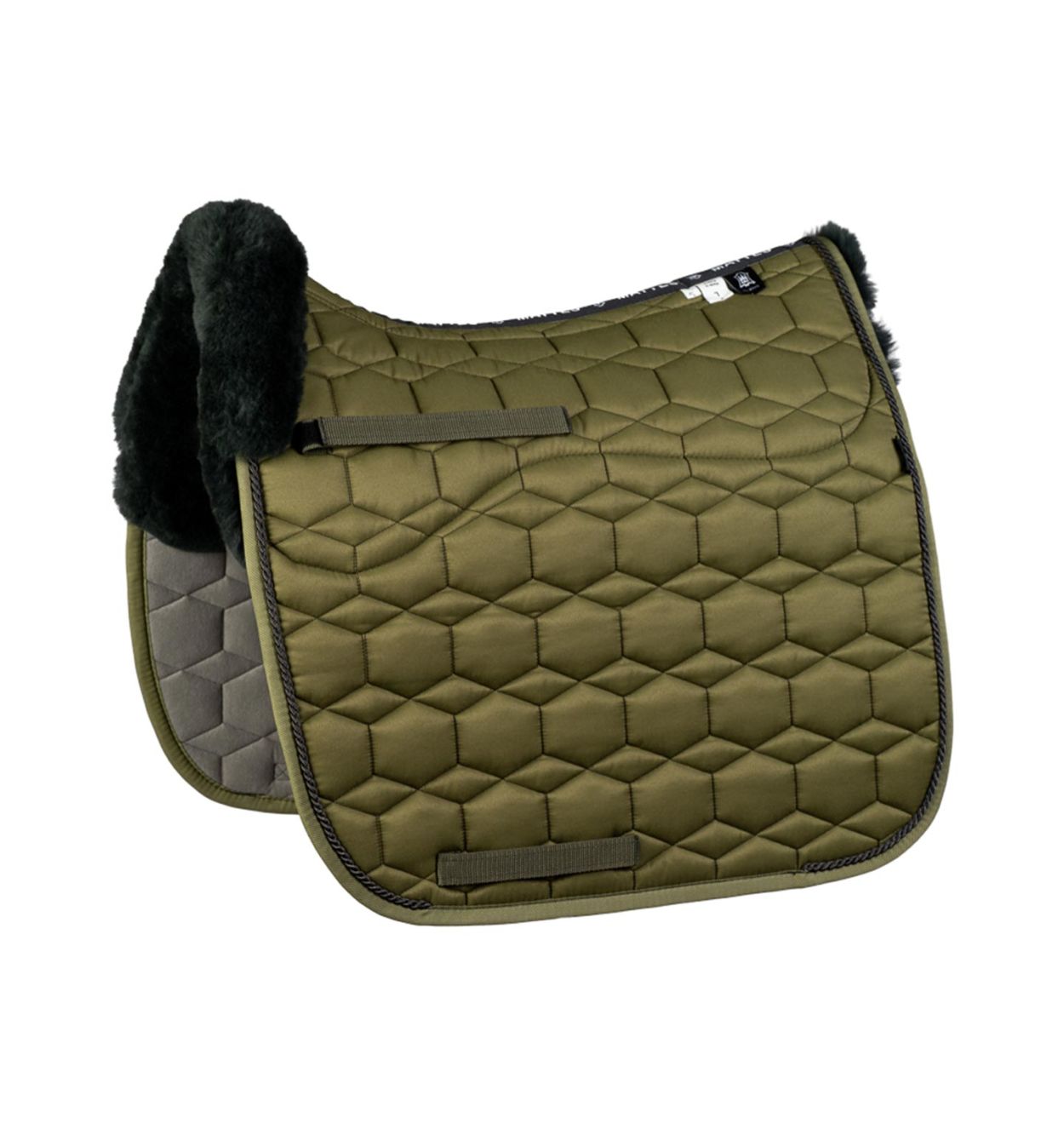 Mattes Medifell Square Dressurunderlag M. 1 Trim - Olive