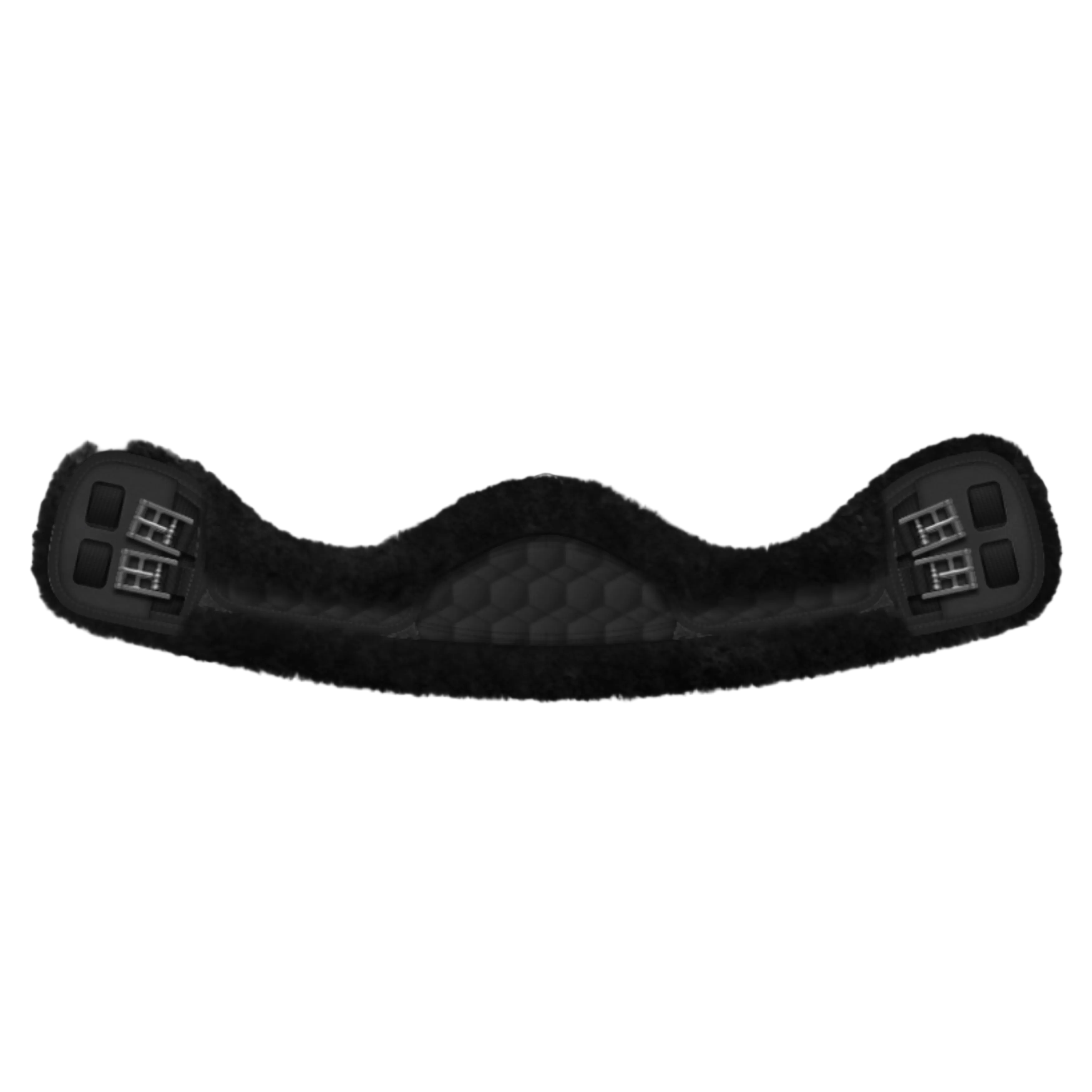 Mattes Slim-Line Crescent Lammeskinds Gjord - Sort/Sort