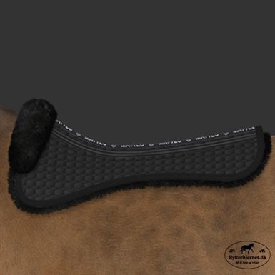 Mattes Korrektionspad Lam Dressur Uden Kant - Sort