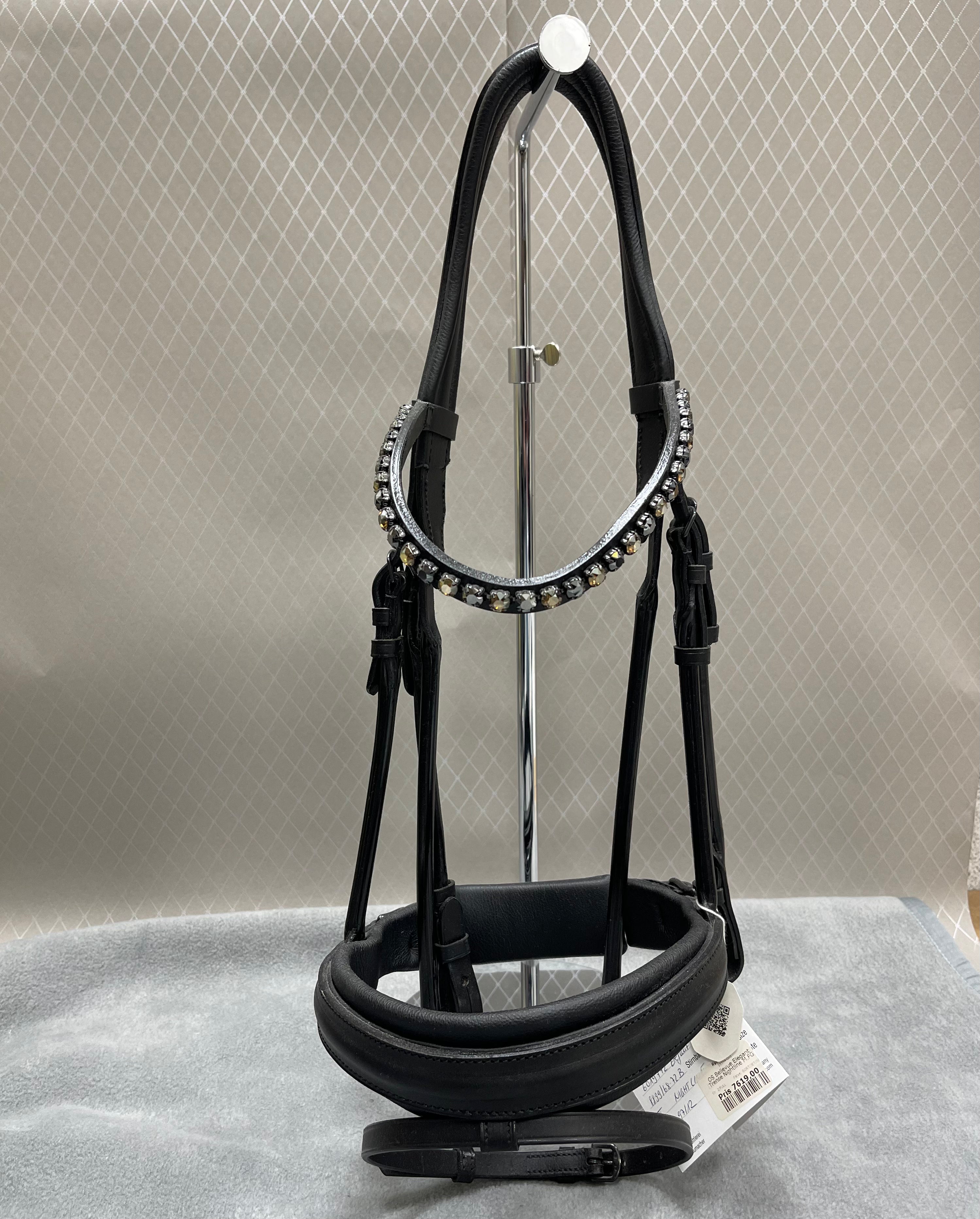 OS Bellevue Elegant Trense Nightline M. Feel Good Næsebånd - Sort/Sort