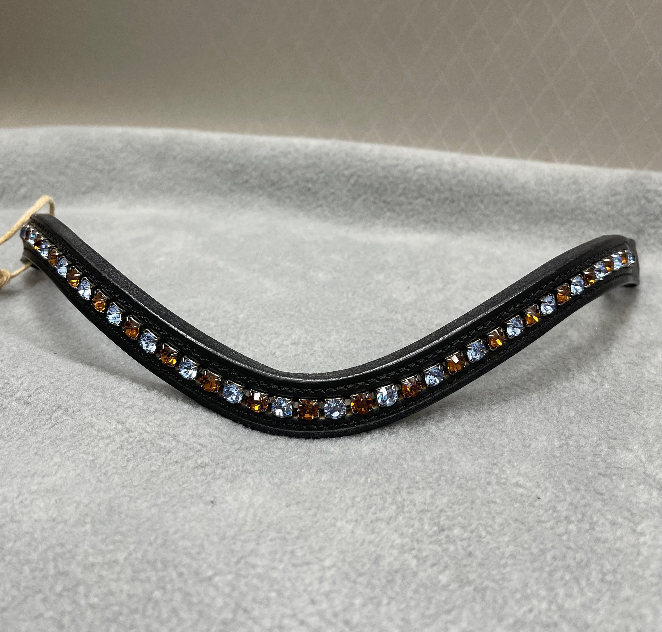 OS Pandebånd 2-farvet Crystal - Sort