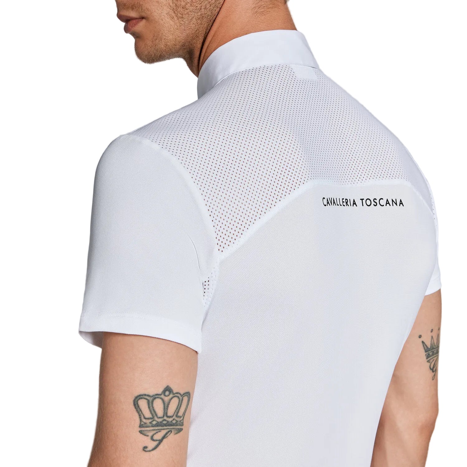 Cavalleria Toscana Tech Piquet Polo Til Herre - Hvid