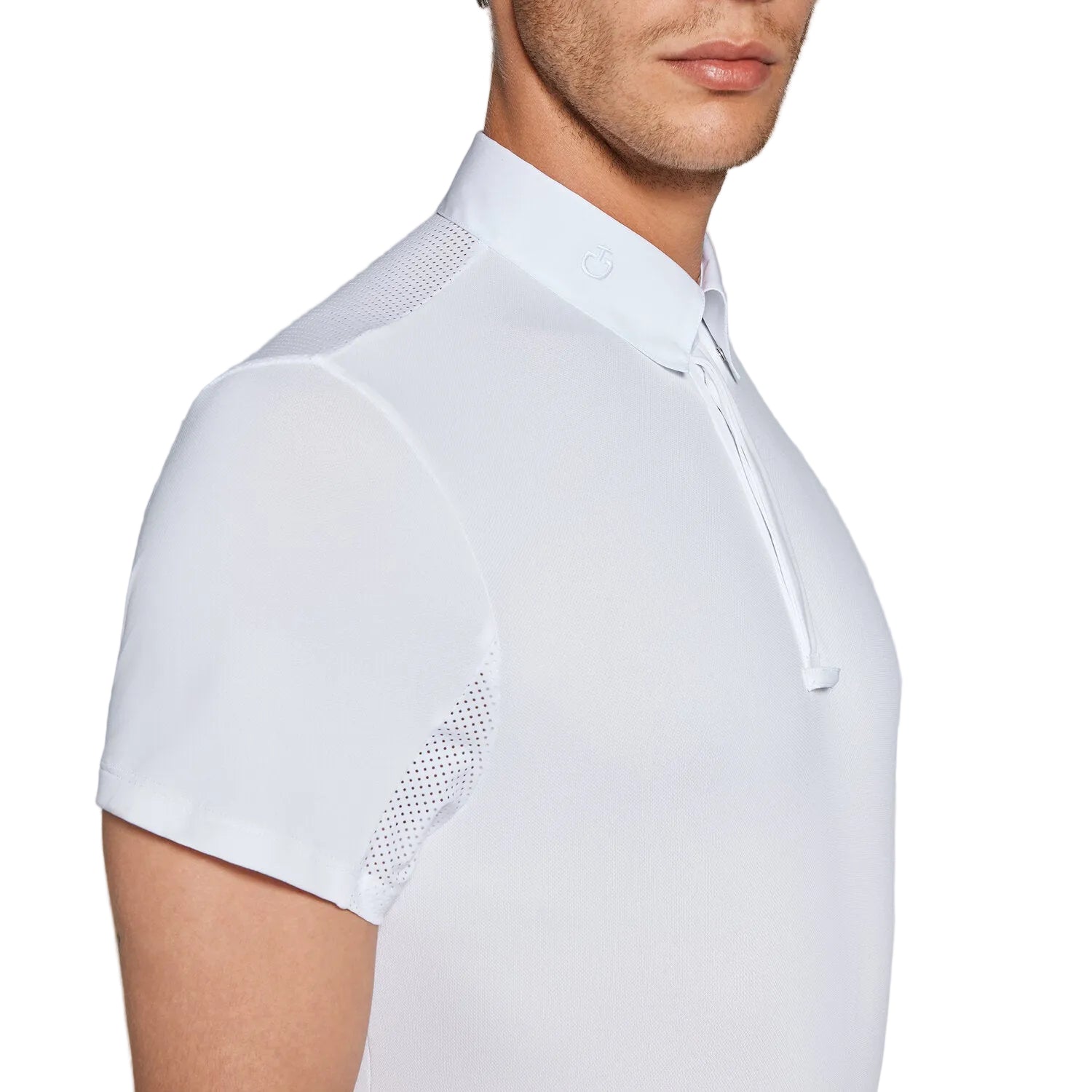Cavalleria Toscana Tech Piquet Polo Til Herre - Hvid