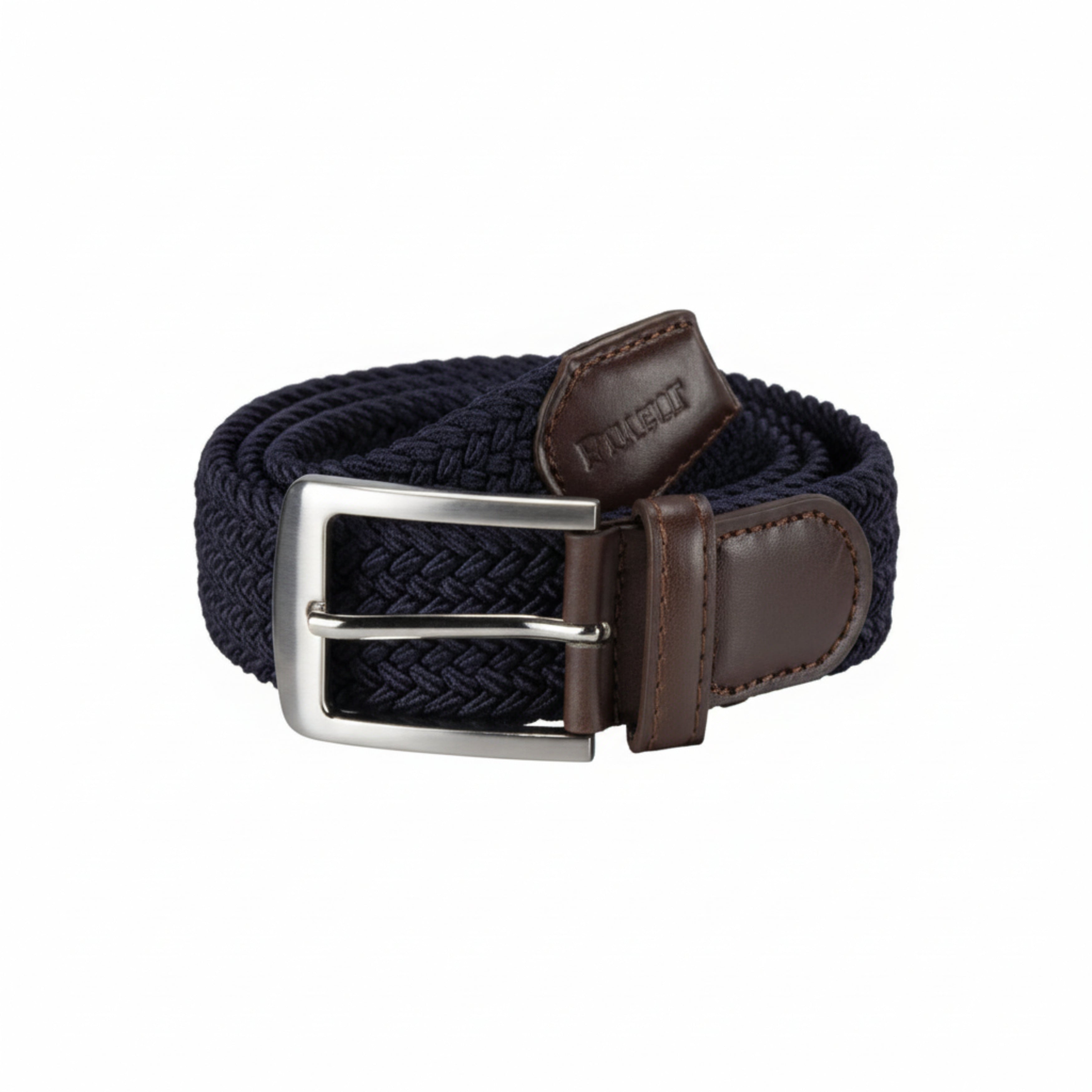 Pikeur Flettet Bælte - Navy