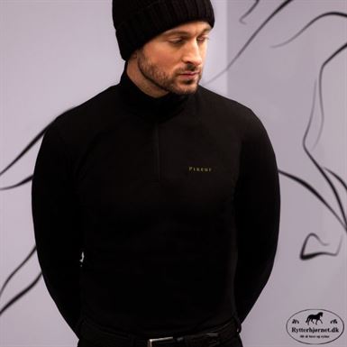 Pikeur Eric Langærmet Herre Bluse - Sort