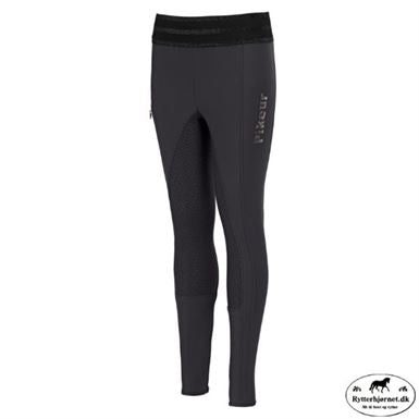 Pikeur Ida Tights m. Fuldgrip til Børn - Anthracite