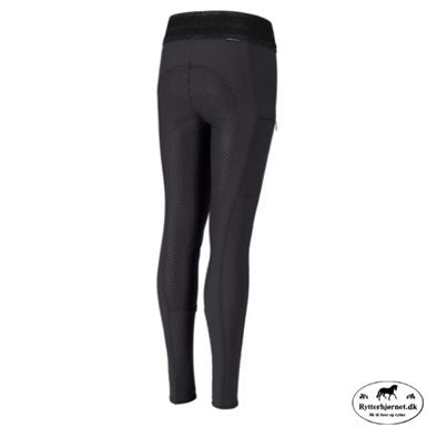 Pikeur Ida Tights m. Fuldgrip til Børn - Anthracite