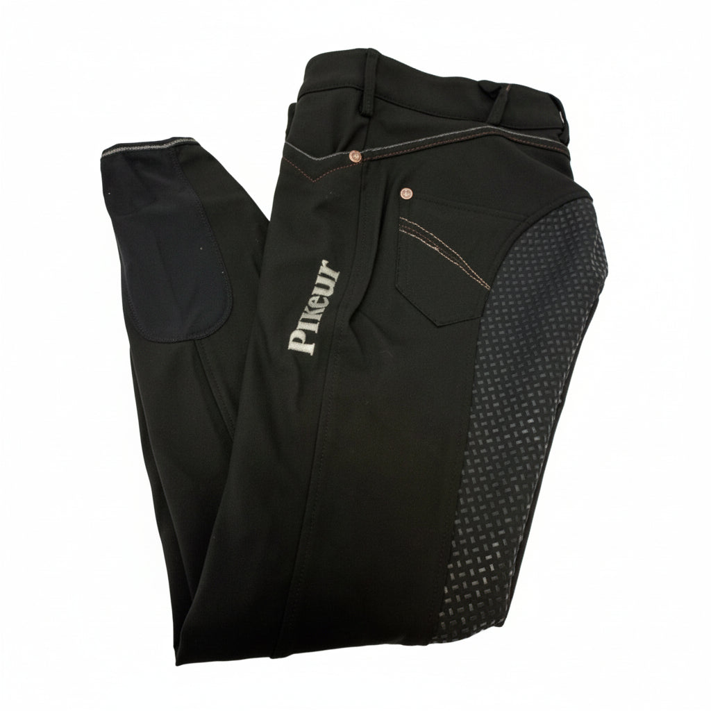 Pikeur Patricia Junior Ridebuks M. Fuldgrip - Sort