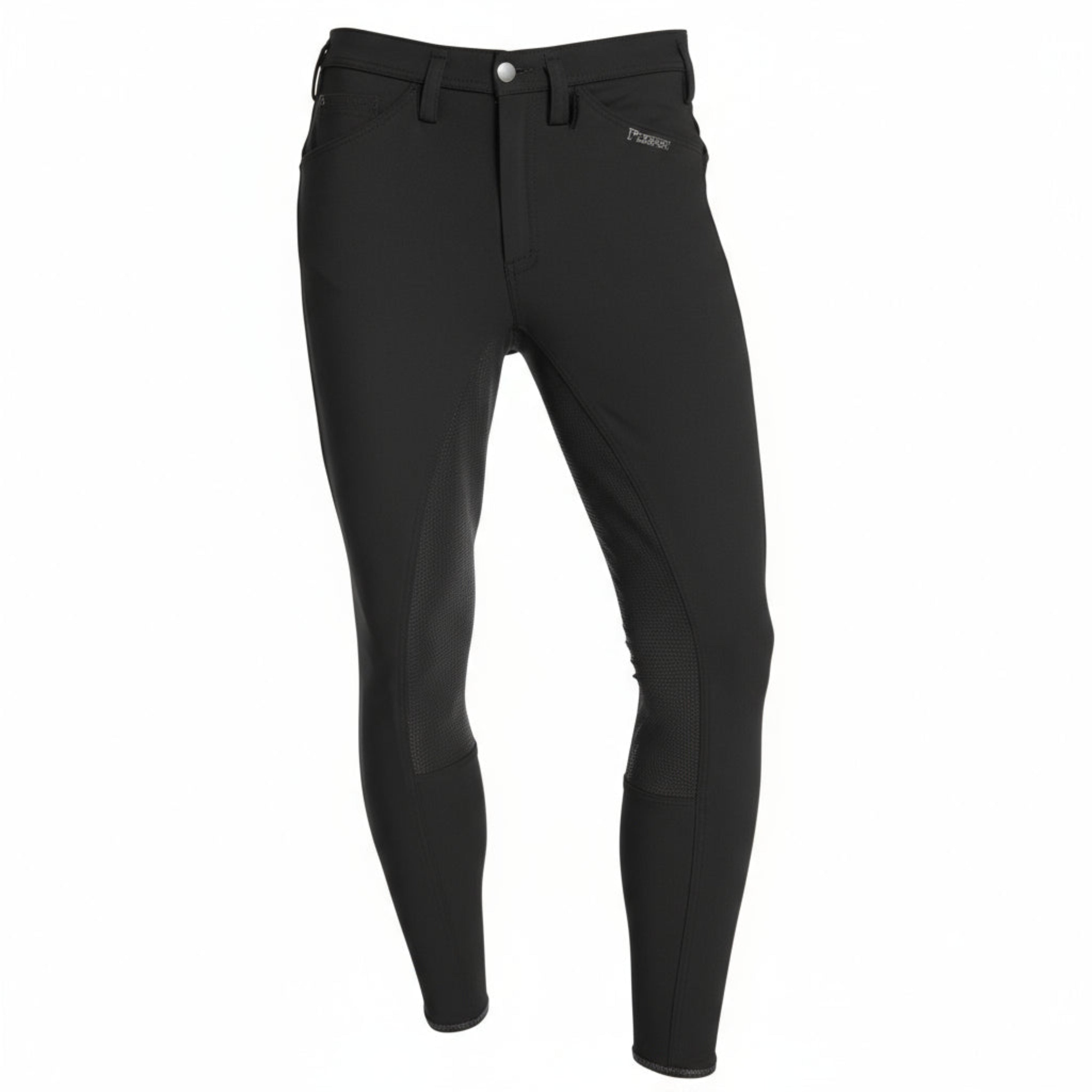 Pikeur Rossini Herre Ridebukser Softshell m. fuldgrip - sort
