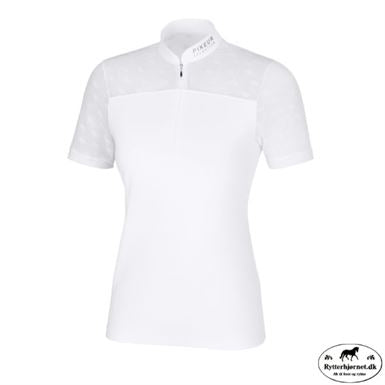 Pikeur Selection Stævne Shirt M. Lynlås - hvid