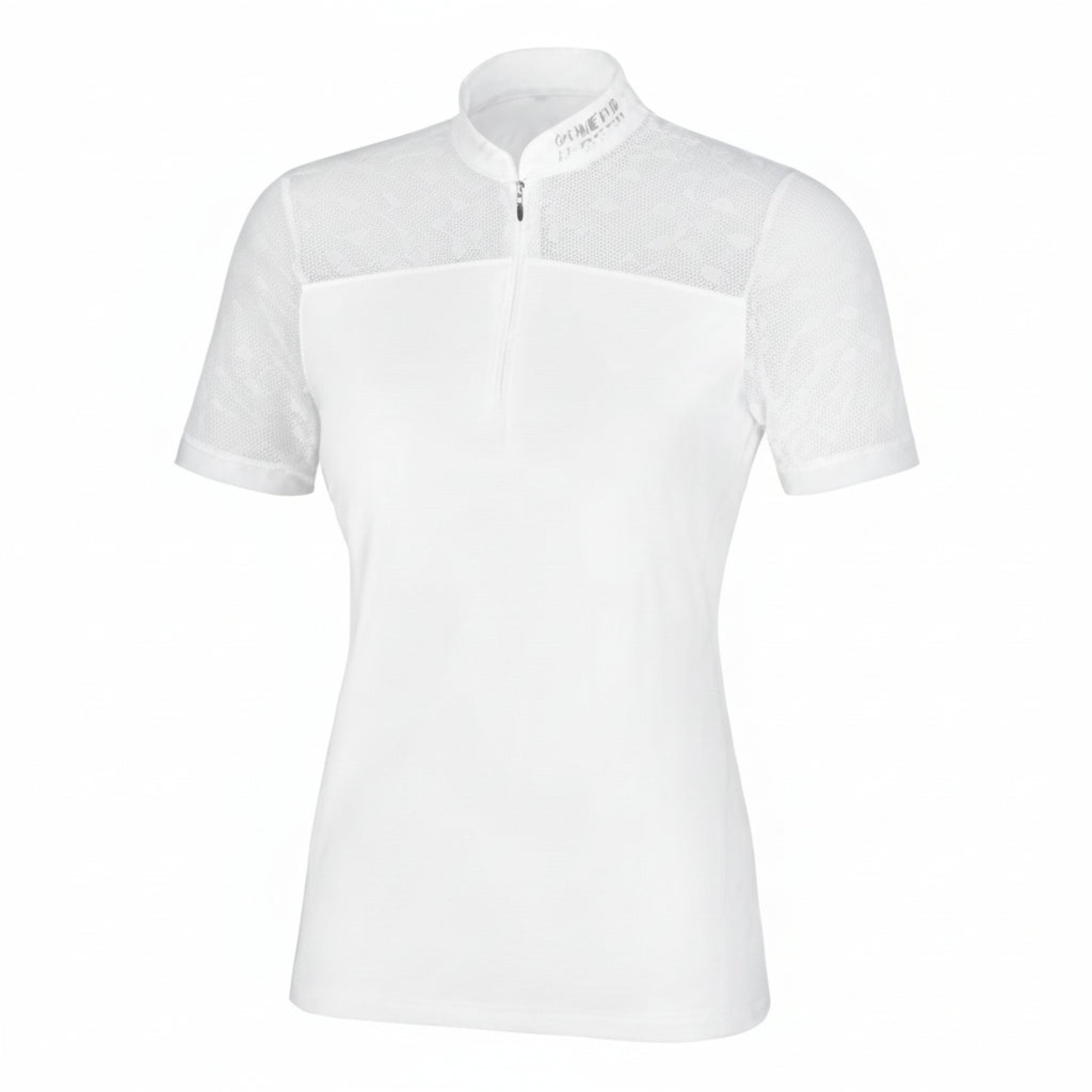 Pikeur Selection Stævne Shirt M. Lynlås - hvid