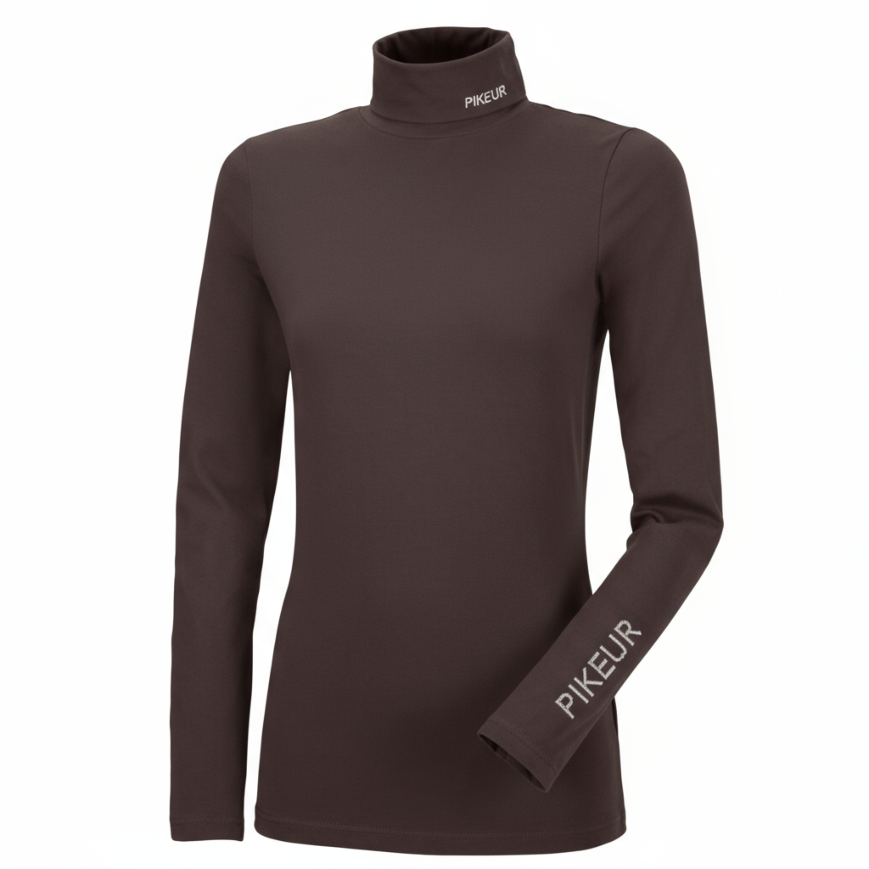 Pikeur Sina Rullekrave Bluse - Dark Coffee