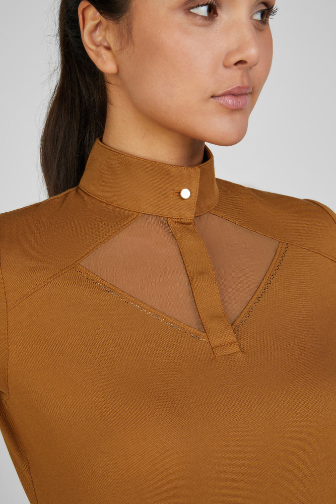 Pikeur Pique Shirt - Golden Caramel