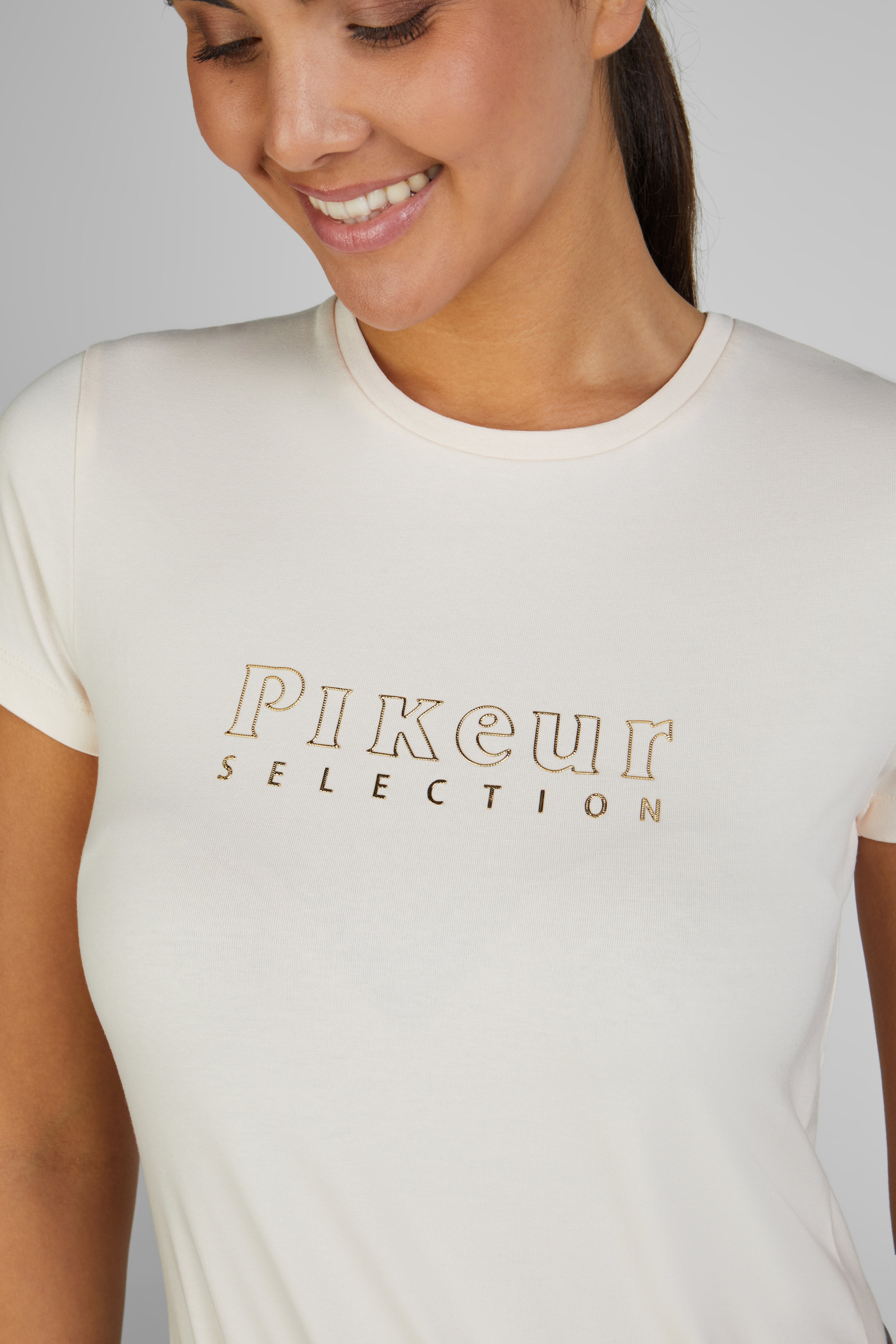 Pikeur T-Shirt Med Rund Hals - Soft Rose