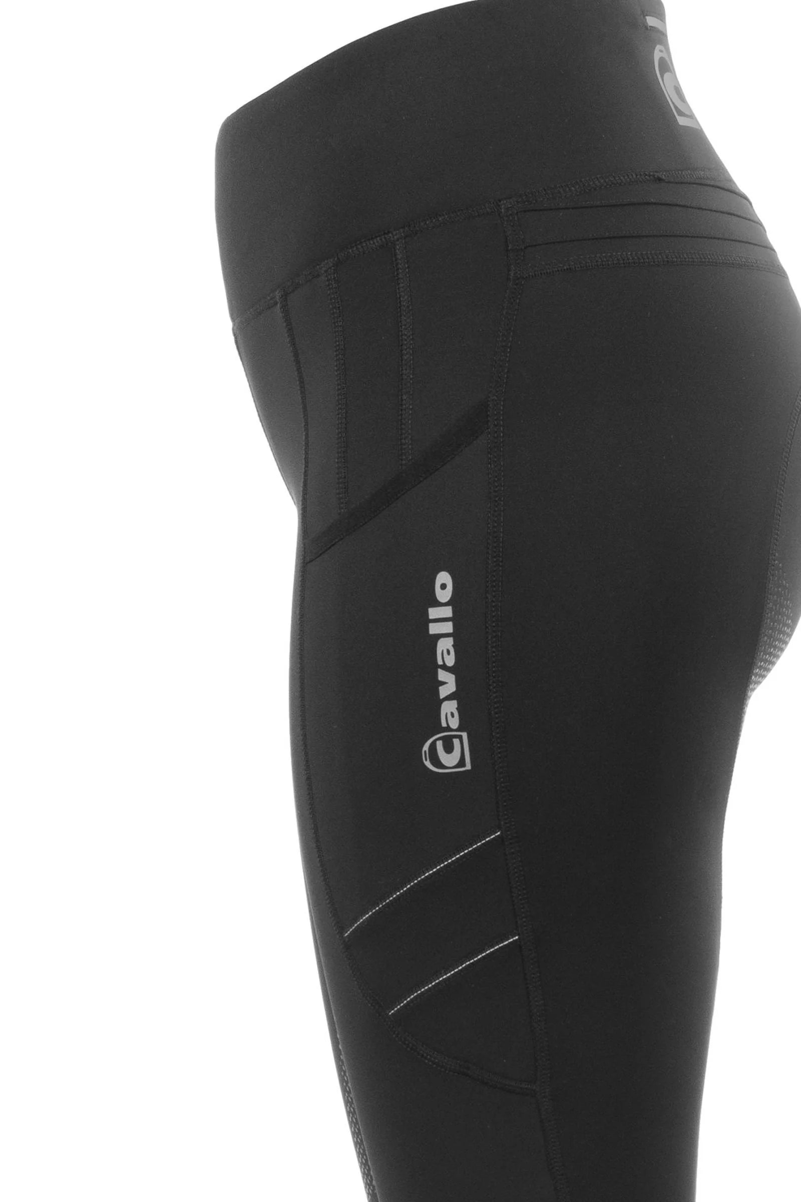 Cavallo CAVALLIN Vinter Tights m. Fuldgrip - Sort
