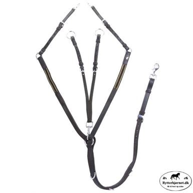 Riders Company Fortøj m. Martingal - sort