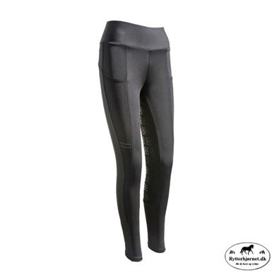 RC Ride Tights med Fuldgrip Til Børn - Sort
