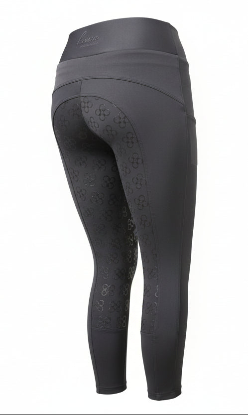 RC Ride Tights med Fuldgrip Til Børn - Sort