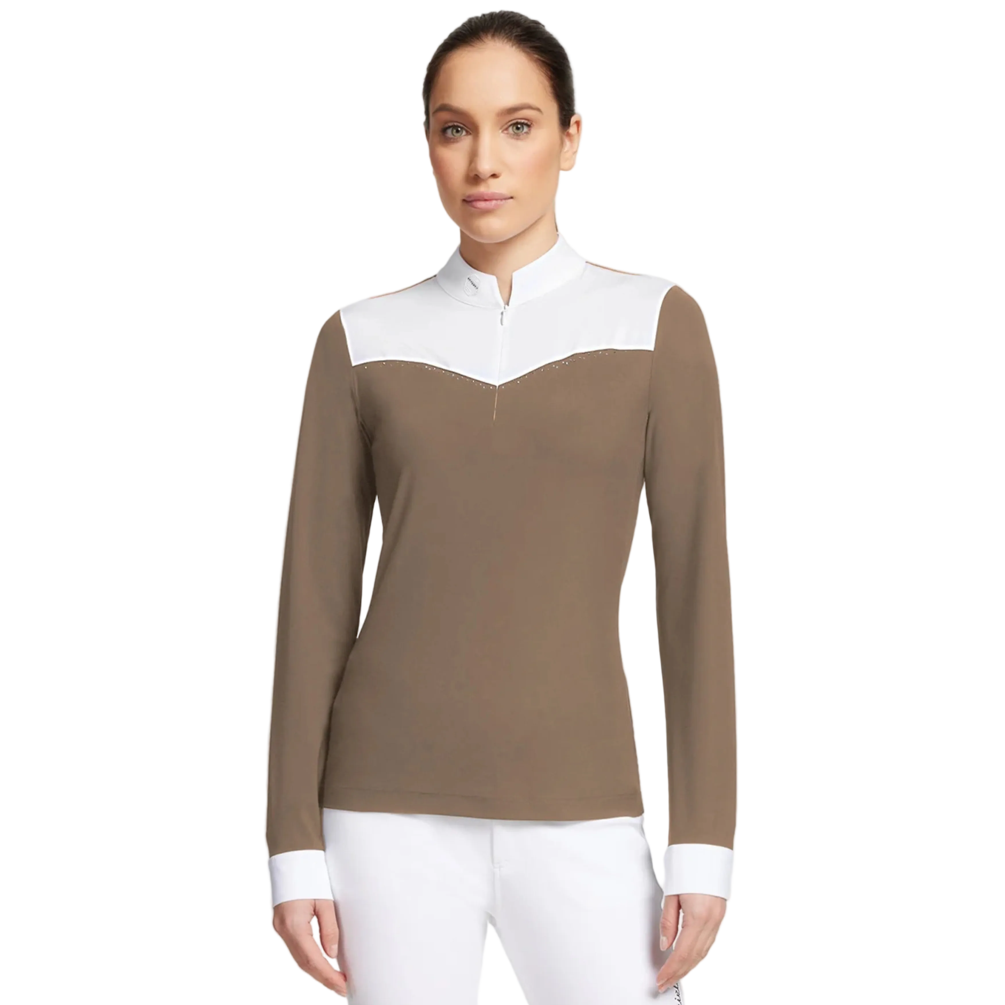 Samshield Amanda Langærmet Stævne Shirt - Camel