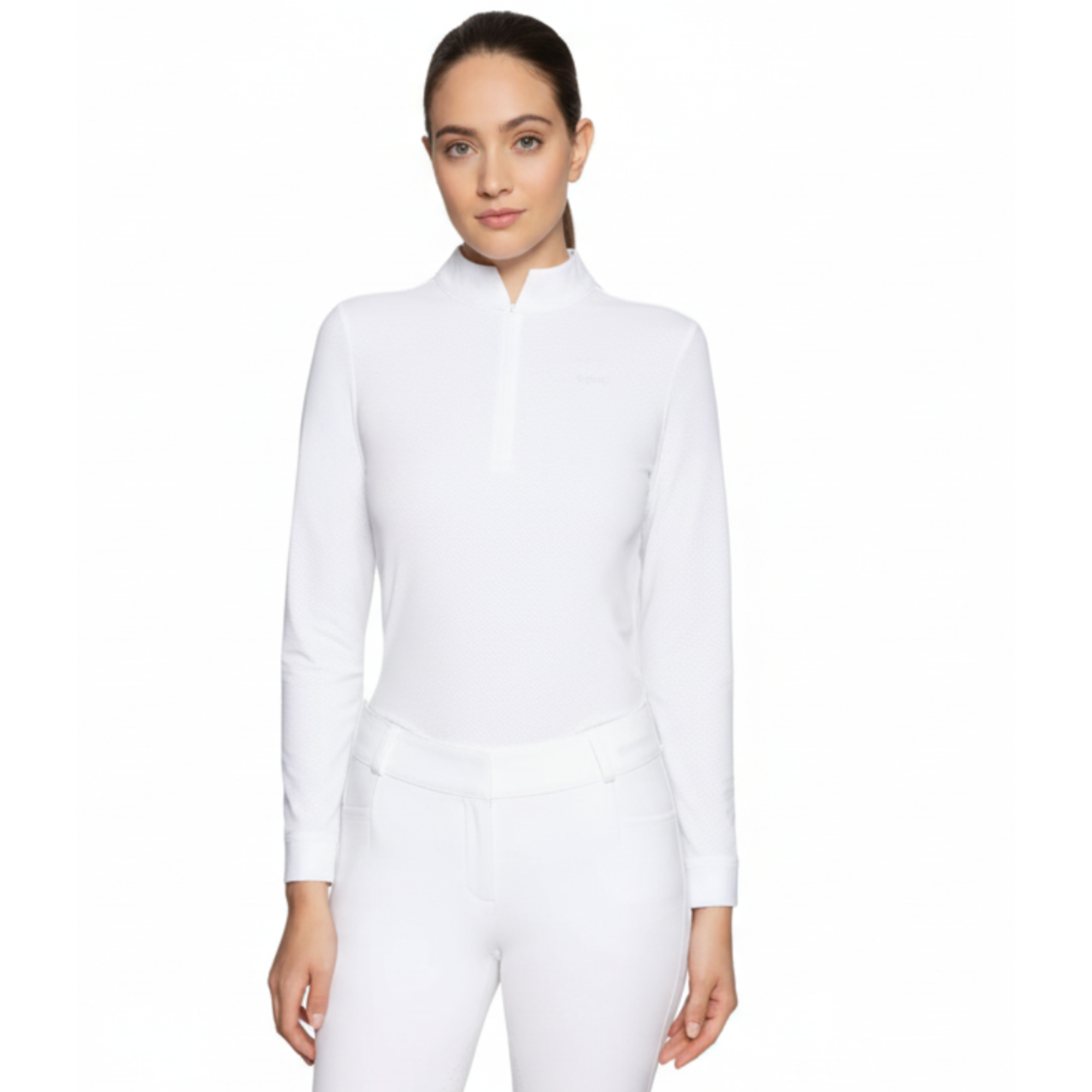 Samshield Amanda Langærmet Stævne Shirt - Hvid