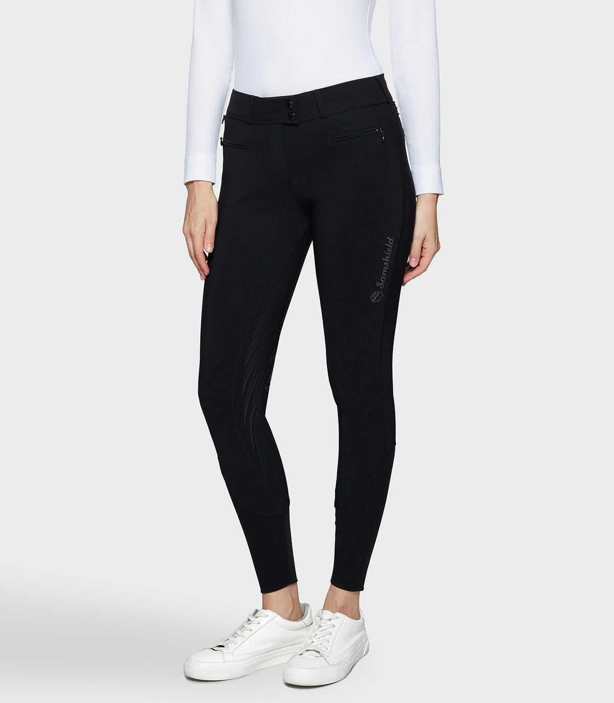 Samshield Chloe Metal Dots Ridebukser Med Fuldgrip