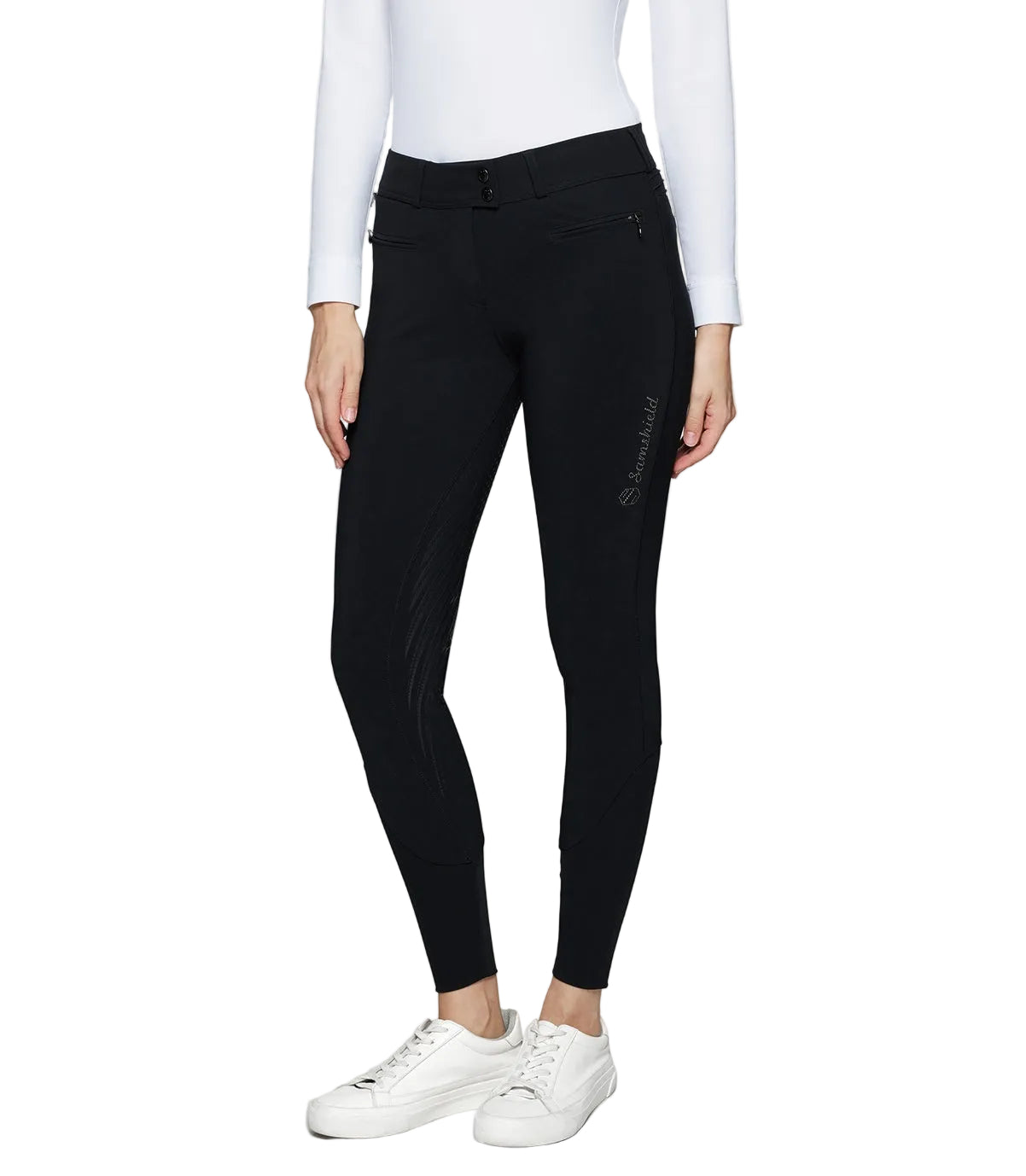 Samshield Chloe Metal Dots Ridebukser Med Fuldgrip