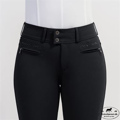 Samshield Clara Crystal Leaf Ridebukser M. Fuldgrip - Sort