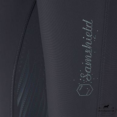Samshield Clara Metal Dots Ridebukser m.Fuldgrip - Dark Shadow