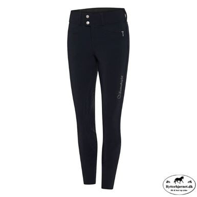 Samshield Clara Metal Dots Ridebukser m.Fuldgrip - Navy