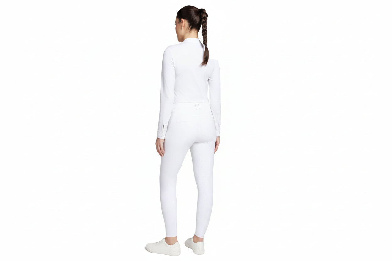 Samshield Clara Ridebukser M.Knægrip - Hvid