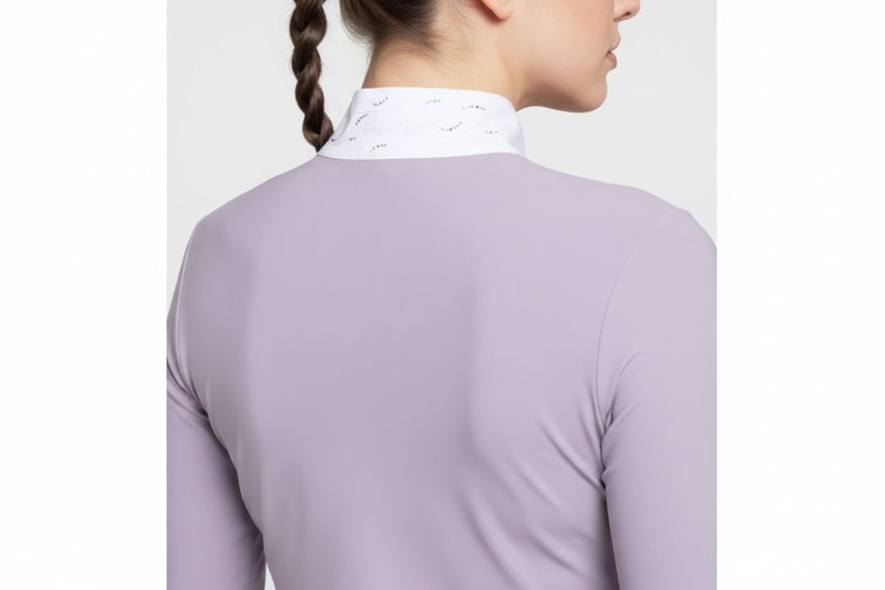 Samshield Julia Intarsia Shirt - Lavender Gray