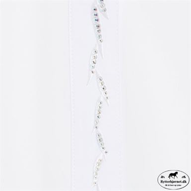 Samshield Juliette Crystal Flower Stævne Shirt - Hvid
