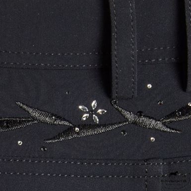 Samshield Jully Flower Jewellery Ridebukser m.Fuldgrip - Sort