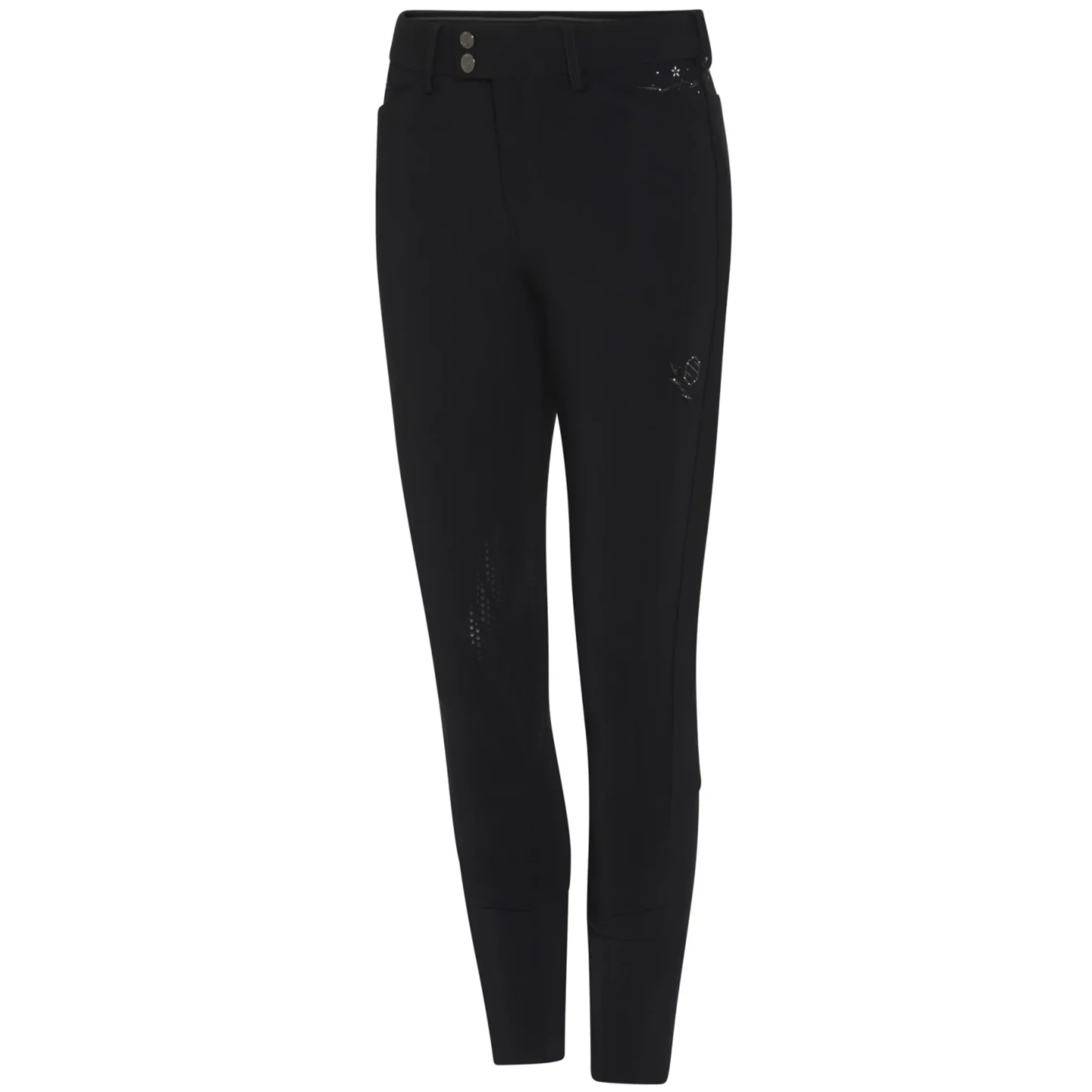 Samshield Jully Flower Jewellery Ridebukser m.Fuldgrip - Sort