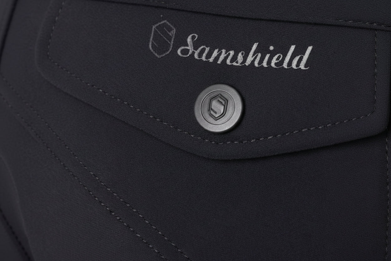 Samshield Marceau Herreridebuks m. Knægrip - Sort