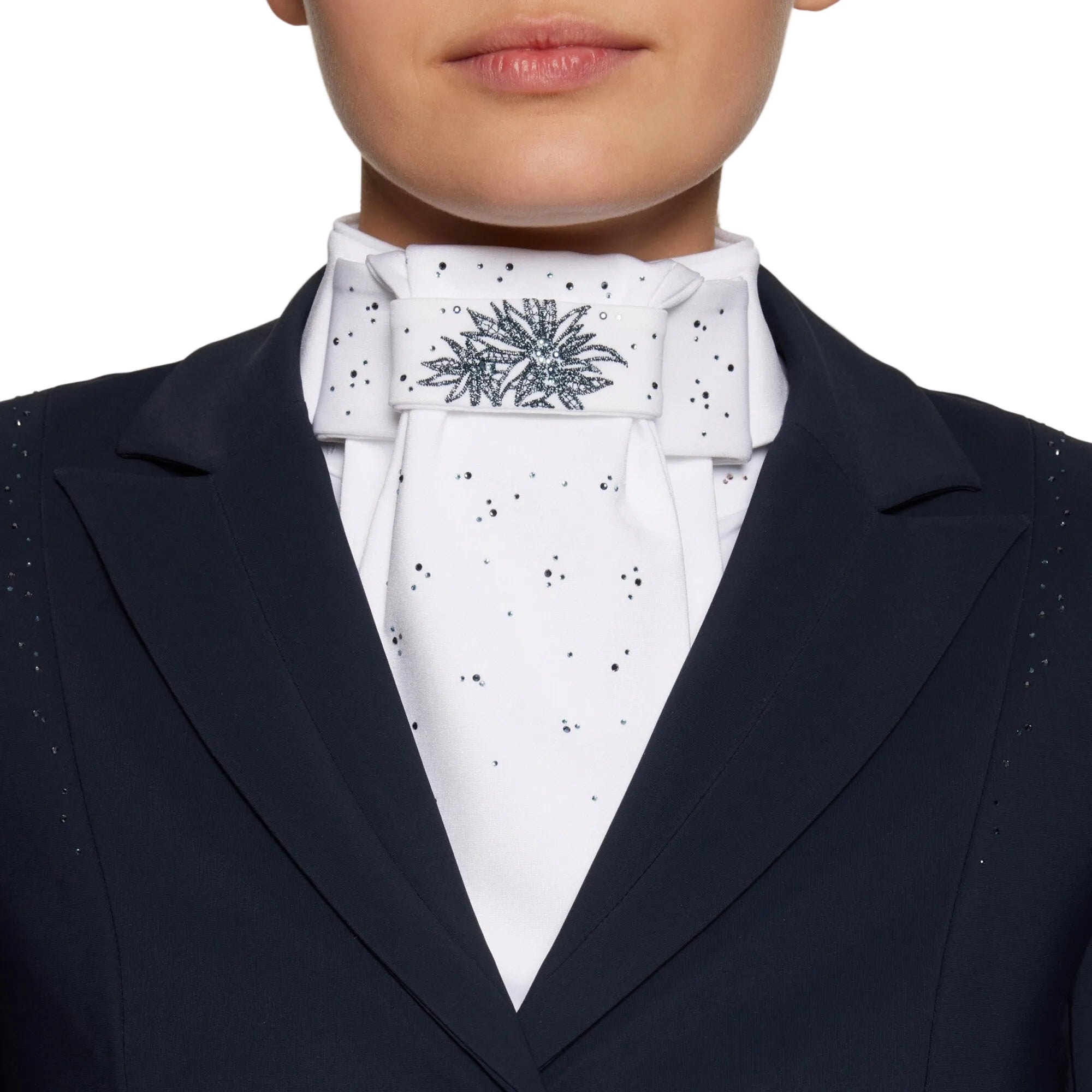 Samshield Plastron Spring Flower - Hvid/Navy