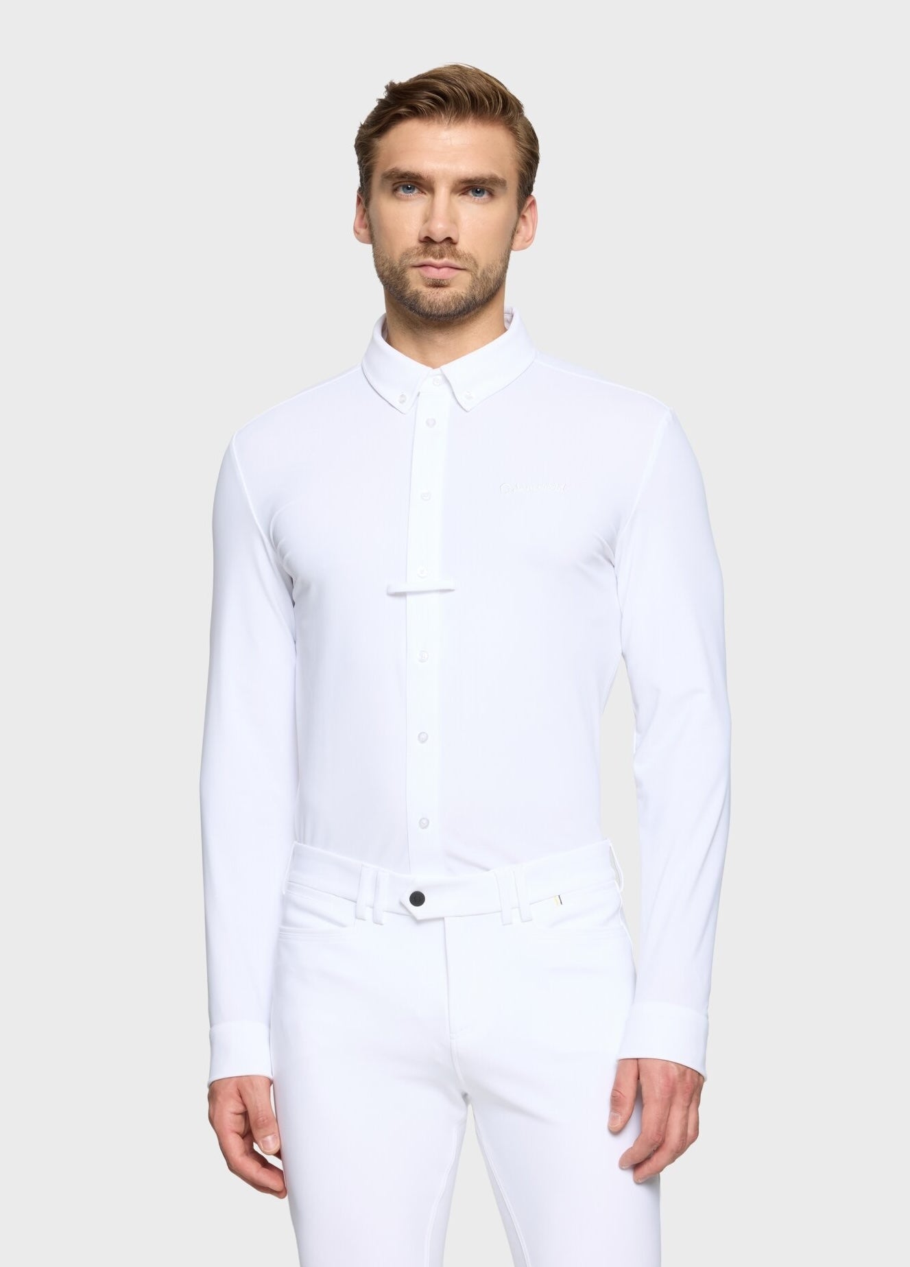 Samshield Smith Langærmet Stævnebluse - Hvid