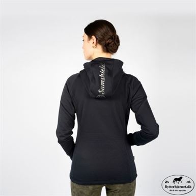 Samshield Stella Fleece Hoodie M. Logo - Sort