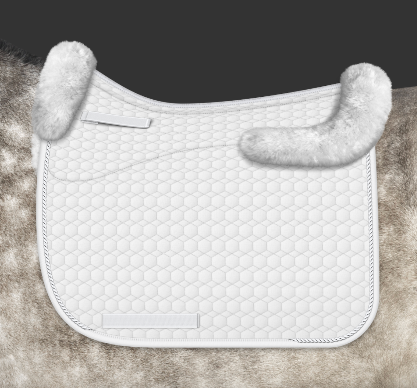 Mattes Quilt Medifell Dressurunderlag Til Mono Flap Med Kant + 1 Trim