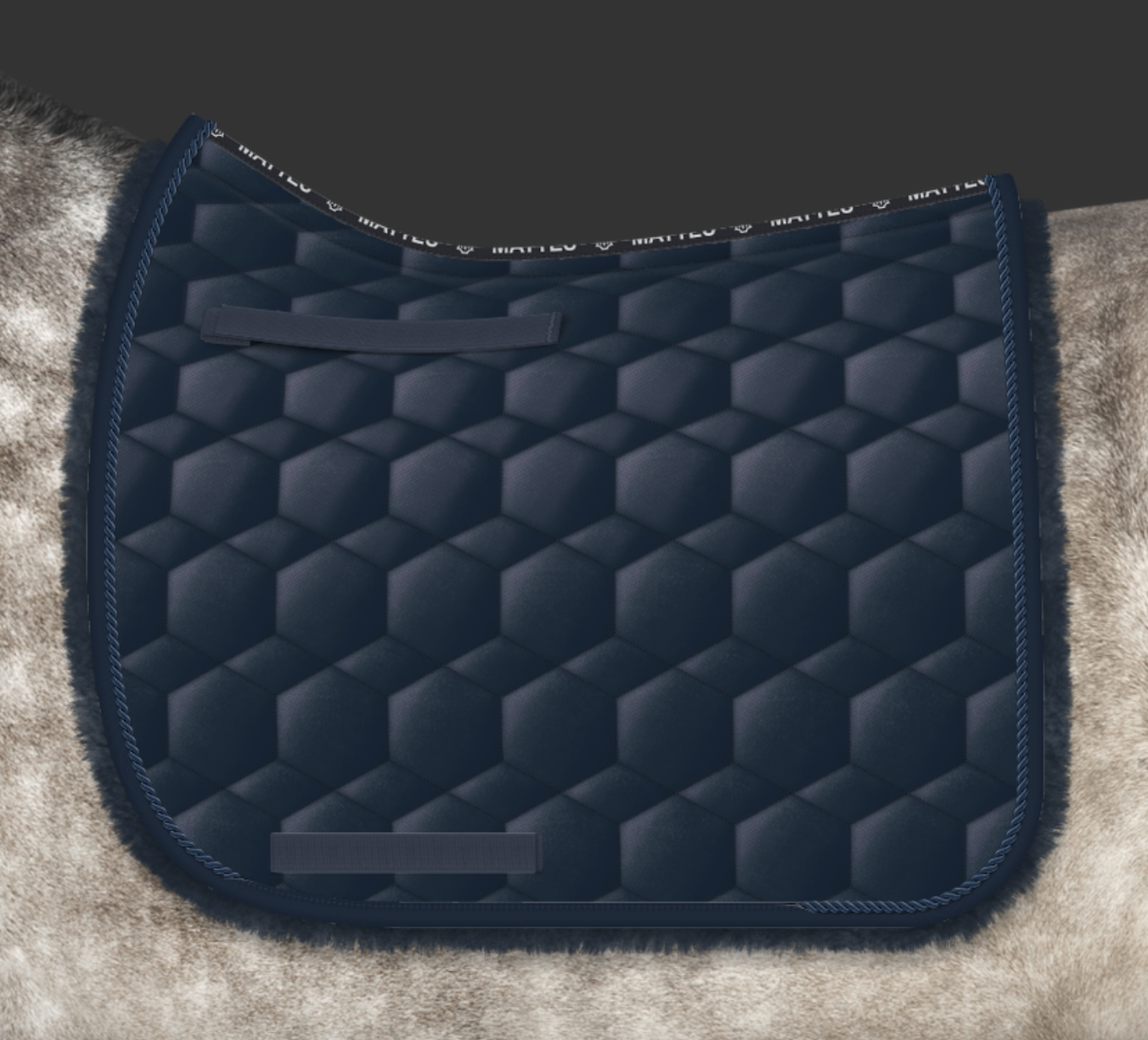Mattes Sensitive Dressurunderlag m. Trim