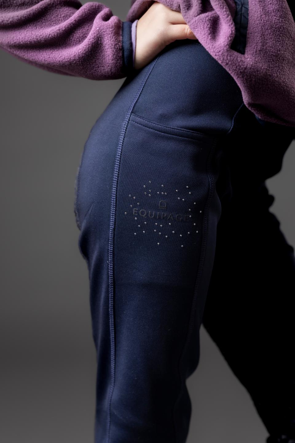 Equipage Sophia Vinter Tights M. Fuldgrip - Navy