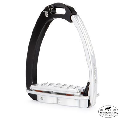Tech Stirrups Venice Plus Evo Stigbøjle - Sort/silver