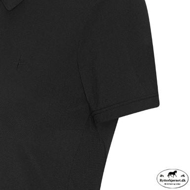 Trolle Projects Piquet Polo T-Shirt - Sort