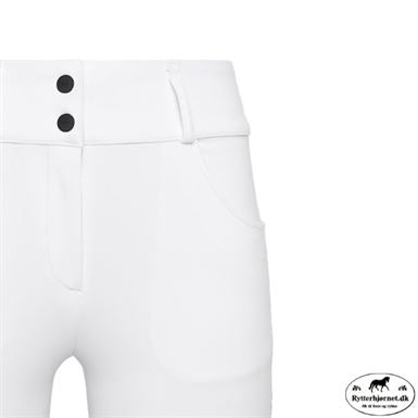 Trolle Projects Star Cut Hight Waist Ridebukser M. Knægrip - Hvid
