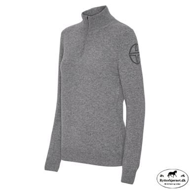 Trolle Projects Cashmere & Uld 1/2 Zip - Grå