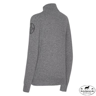 Trolle Projects Cashmere & Uld 1/2 Zip - Grå