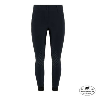 Trolle Projects Star Cut Hight Waist Ridebuks M. Knægrip - Sort