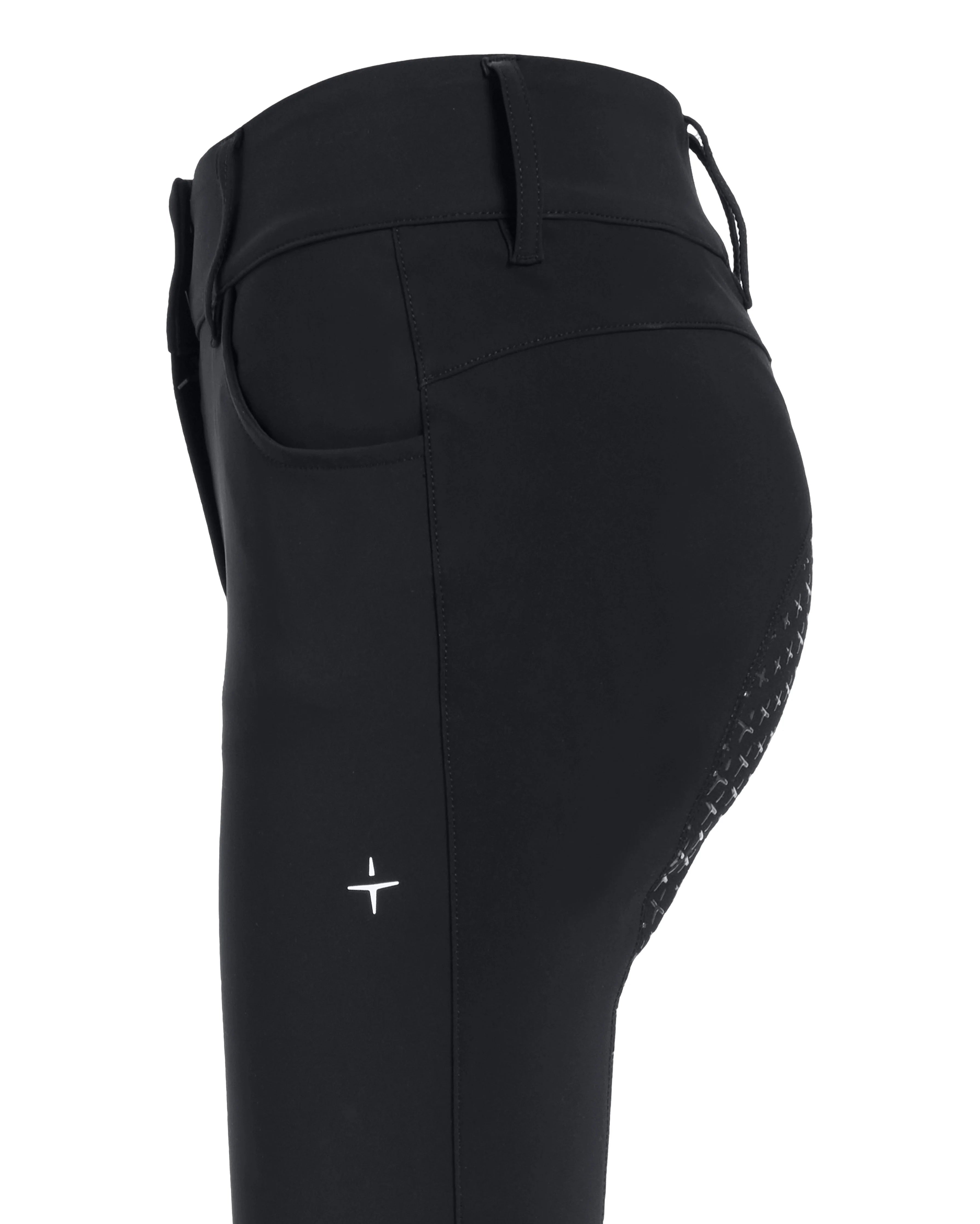 Trolle Projects Athletic High Waist Ridebukser M.Fuldgrip - Sort