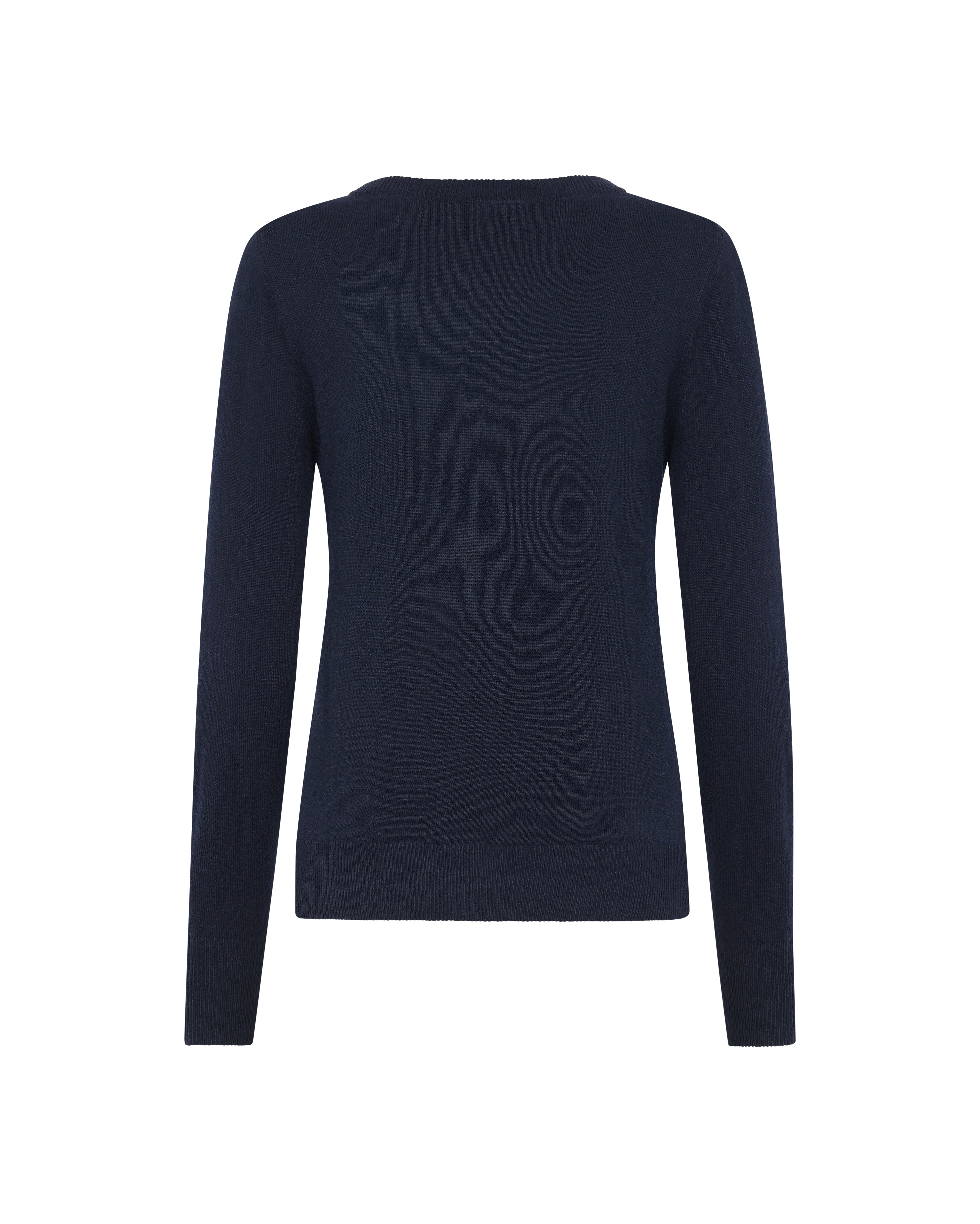 Trolle Projects Cashmere Wool Logo Crew Sweater