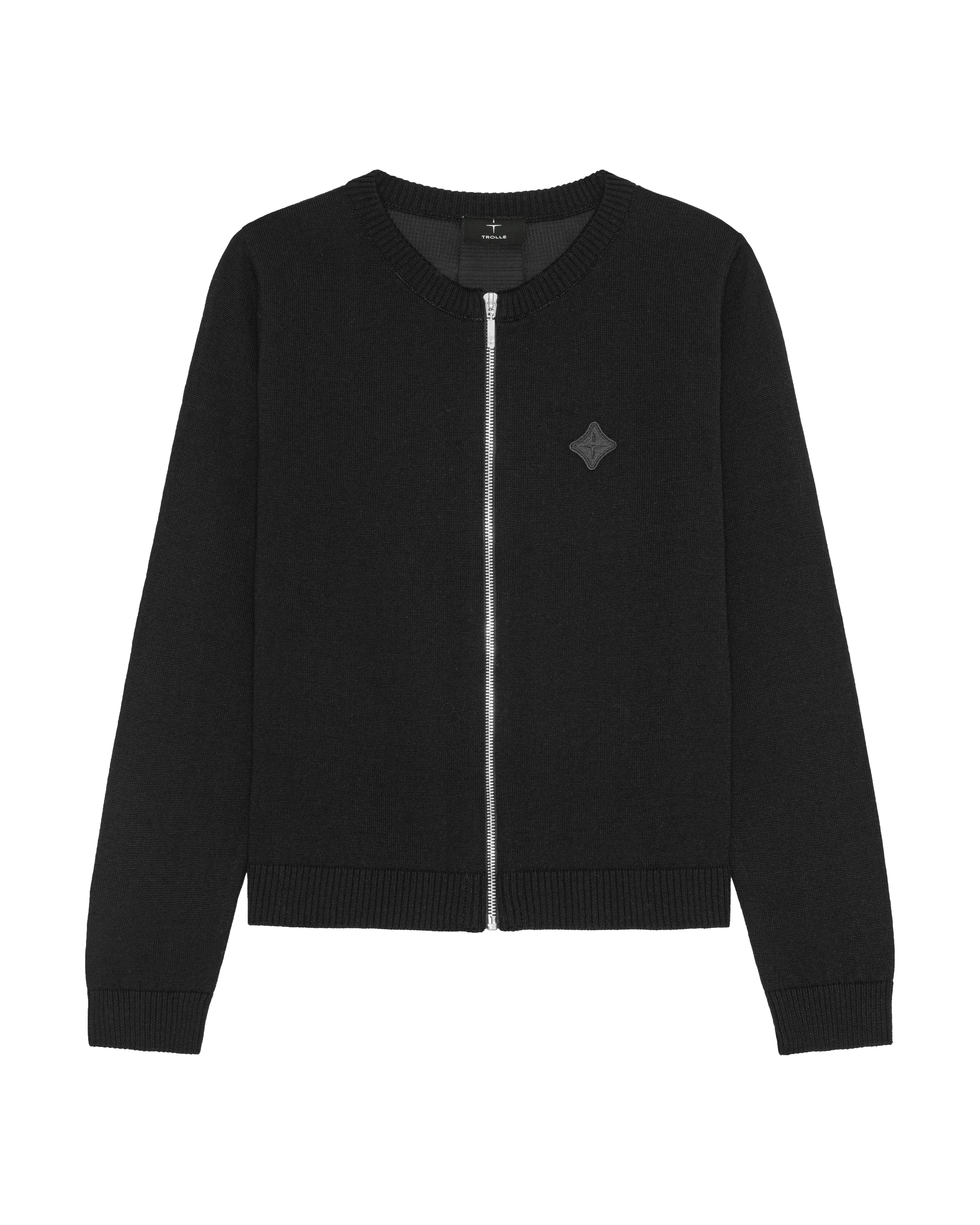 Trolle Projects Tech Uld Zip Cardigan